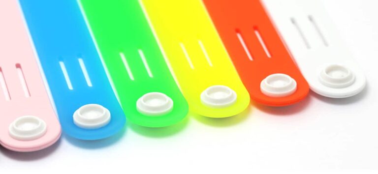 custom silicone ties-wihte